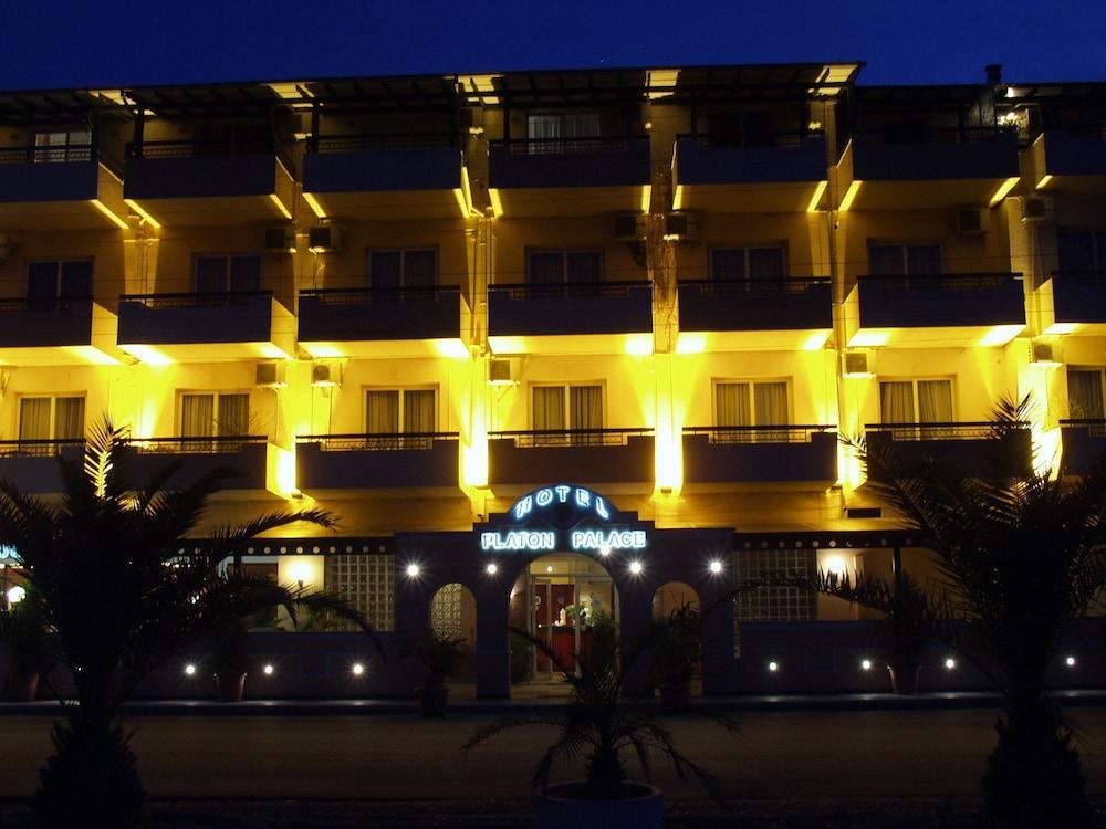 Hotel Platon Beach Олимпиаки-Акти Экстерьер фото